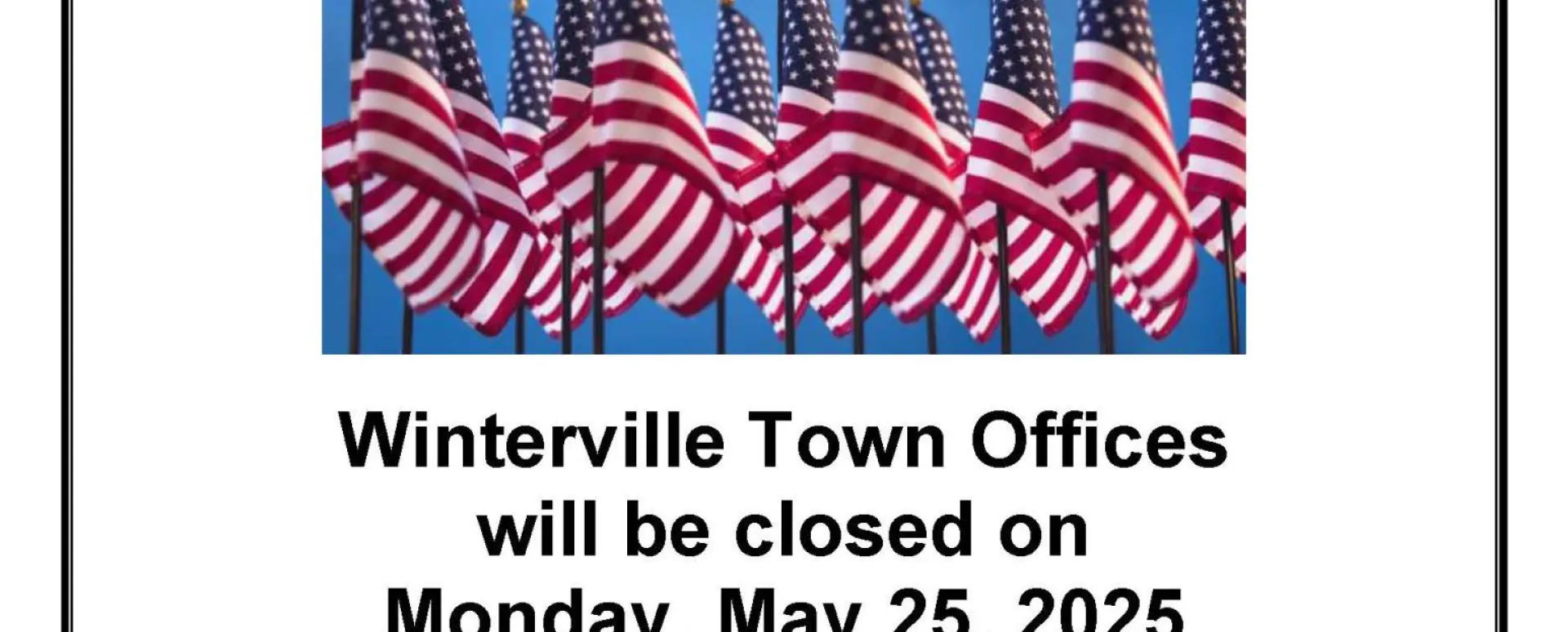 Town Offices Closed